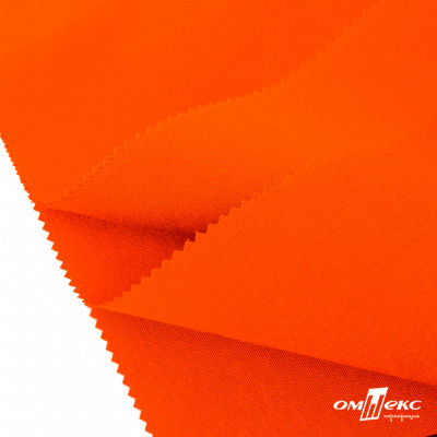 Ткань смесовая для спецодежды "Униформ" 17-1350, 200 гр/м2, шир.150 см, цвет люм.оранжевый - купить в Шадринске. Цена 138.73 руб.