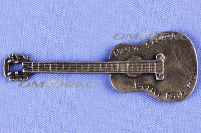 Декоративный элемент для творчества из металла "Гитара"  - купить в Шадринске. Цена: 19.99 руб.