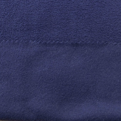 Флис DTY 19-3920, 180 г/м2, шир. 150 см, цвет т.синий - купить в Шадринске. Цена 646.04 руб.