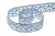 Тесьма кружевная 0621-1346А, шир. 13 мм/уп. 20+/-1 м, цвет 132-голубой - купить в Шадринске. Цена: 569.26 руб.