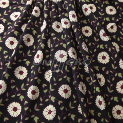 Плательная ткань "Фламенко" 10.1, 80 гр/м2, шир.150 см, принт растительный - купить в Шадринске. Цена 241.49 руб.