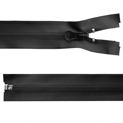 Молния водонепроницаемая PVC Т-7, 90 см, разъемная, цвет чёрный - купить в Шадринске. Цена: 61.18 руб.