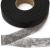 Прокладочная лента (паутинка) DF23, шир. 15 мм (боб. 100 м), цвет чёрный - купить в Шадринске. Цена: 1.13 руб.