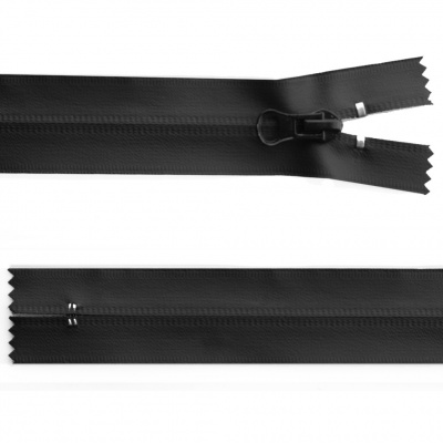 Молния водонепроницаемая PVC Т-7, 18 см, неразъемная, цвет чёрный - купить в Шадринске. Цена: 21.20 руб.