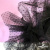 Евро-фатин горох, 100% полиэфир, 15 г/м2, 150 см. 16-167/черный - купить в Шадринске. Цена 241.13 руб.