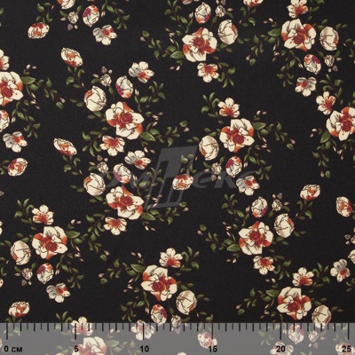 Плательная ткань "Фламенко" 3.1, 80 гр/м2, шир.150 см, принт растительный - купить в Шадринске. Цена 239.03 руб.