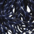 Шнурки #107-19, круглые 130 см, двухцветные цв.тём.синий/белый - купить в Шадринске. Цена: 22.14 руб.