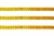 Пайетки "ОмТекс" на нитях, CREAM, 6 мм С / упак.73+/-1м, цв. 92 - золото - купить в Шадринске. Цена: 484.77 руб.