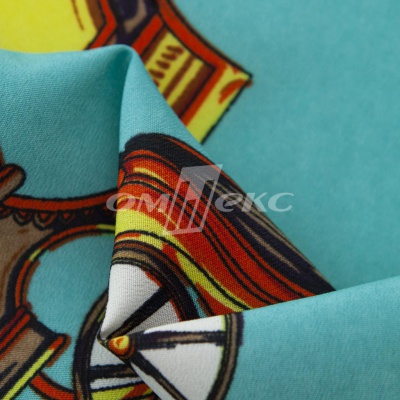 Плательная ткань "Фламенко" 16.2, 80 гр/м2, шир.150 см, принт этнический - купить в Шадринске. Цена 241.49 руб.