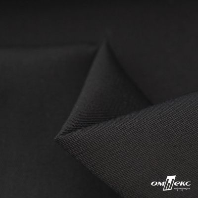 Ткань сорочечная Альто, 115 г/м2, 58% пэ,42% хл, окрашенный, шир.150 см, цв. чёрный  (арт.101) - купить в Шадринске. Цена 273.15 руб.