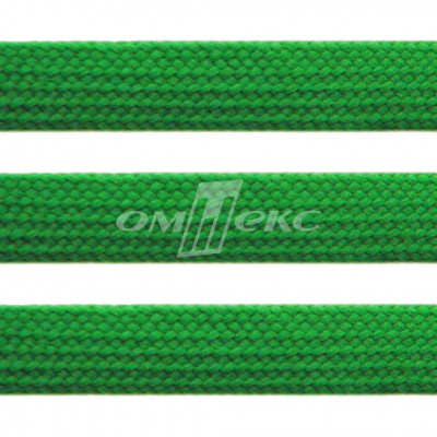 Шнур 15мм плоский (100+/-1м) №16 зеленый - купить в Шадринске. Цена: 10.32 руб.