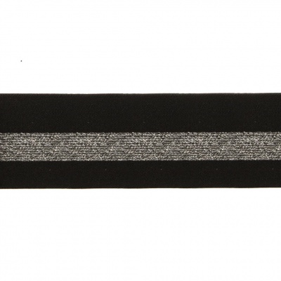 #2/6-Лента эластичная вязаная с рисунком шир.52 мм (45,7+/-0,5 м/бобина) - купить в Шадринске. Цена: 69.33 руб.