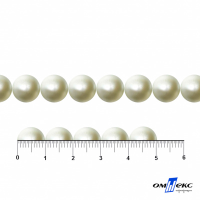 0404-5146В-Полубусины пластиковые круглые "ОмТекс", 10 мм, (уп.50гр=175+/-3шт), цв.065-молочный - купить в Шадринске. Цена: 63.46 руб.