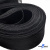 Регилиновая лента мягкая, пластик, шир.40мм, (уп.22+/-0,5м), цв.- черный - купить в Шадринске. Цена: 294 руб.