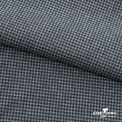 Ткань костюмная Пье-де-пуль 24013, 210 гр/м2, шир.150см, цвет чёрн/св.серый - купить в Шадринске. Цена 334.18 руб.