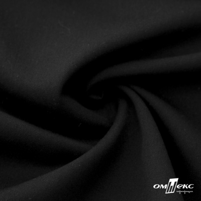 Ткань костюмная "Эльза" 80% P, 16% R, 4% S, 160 г/м2, шир.150 см, цв-черный #1 - купить в Шадринске. Цена 332.71 руб.