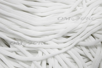 Шнур Т-02 (4с2) мелкое плетение 4мм 100 м белый - купить в Шадринске. Цена: 2.50 руб.