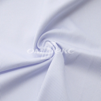 Ткань сорочечная Пула, 115 г/м2, 58% пэ,42% хл, шир.150 см, цв.1-голубой, (арт.107) - купить в Шадринске. Цена 306.69 руб.