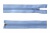 Спиральная молния Т5 351, 75 см, автомат, цвет св.голубой - купить в Шадринске. Цена: 16.28 руб.