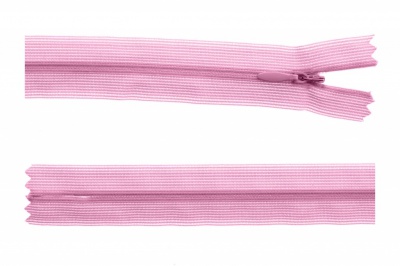 Молния потайная Т3 513, 50 см, капрон, цвет св.розовый - купить в Шадринске. Цена: 8.62 руб.