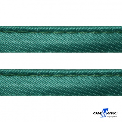 Кант атласный 140, шир. 12 мм (в упак. 65,8 м), цвет т.зелёный - купить в Шадринске. Цена: 237.16 руб.