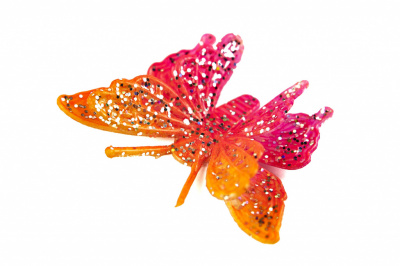 Бабочка декоративная пластиковая #10 - купить в Шадринске. Цена: 7.09 руб.