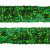 Тесьма с пайетками D4, шир. 20 мм/уп. 25+/-1 м, цвет зелёный - купить в Шадринске. Цена: 778.19 руб.