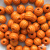 0309-Бусины деревянные "ОмТекс", 16 мм, упак.50+/-3шт, цв.003-оранжевый - купить в Шадринске. Цена: 62.22 руб.