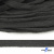 Шнур плетеный d-8 мм плоский, 70% хлопок 30% полиэстер, уп.85+/-1 м, цв.1026-серый - купить в Шадринске. Цена: 735 руб.