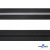 Рулонная молния с покрытием PVC спираль тип 3 (упак.270м) -черная с полосой СВО - купить в Шадринске. Цена: 12.74 руб.