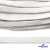 Шнур плетеный d-8 мм плоский, 70% хлопок 30% полиэстер, уп.85+/-1 м, цв.1018-белый - купить в Шадринске. Цена: 735 руб.