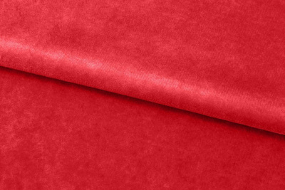Бархат стрейч, 240 гр/м2, шир.160см, (2,4 м/кг), цвет 14/красный - купить в Шадринске. Цена 886.02 руб.