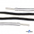 Шнурки #4-27, круглые 130 см, двухцветные (черно/белый) - купить в Шадринске. Цена: 47.04 руб.