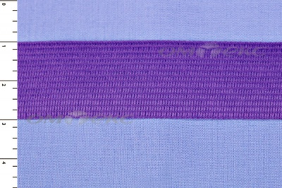 Окантовочная тесьма №0225, шир. 22 мм (в упак. 100 м), цвет фиолет - купить в Шадринске. Цена: 271.60 руб.