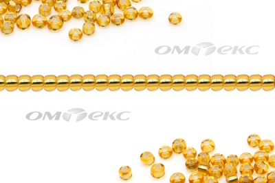 Бисер (SL) 11/0 ( упак.100 гр) цв.22 - золото - купить в Шадринске. Цена: 53.34 руб.