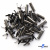 06032-Наконечник для шнура металл, отв. 4 мм, цв. тём.никель - купить в Шадринске. Цена: 9.60 руб.
