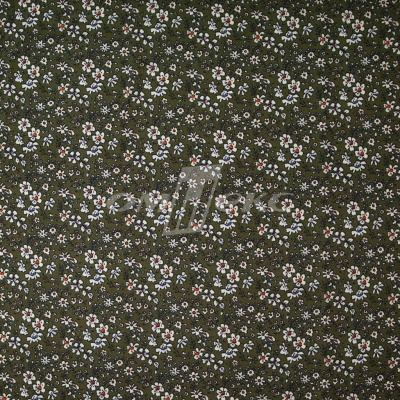 Плательная ткань "Фламенко" 11.2, 80 гр/м2, шир.150 см, принт растительный - купить в Шадринске. Цена 259.21 руб.