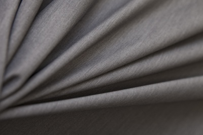 Костюмная ткань с вискозой "Флоренция", 195 гр/м2, шир.150см, цвет св.серый - купить в Шадринске. Цена 496.99 руб.