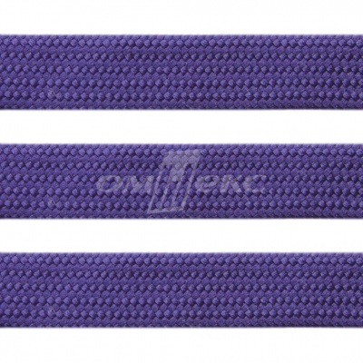Шнур 15мм плоский (100+/-1м) №10 фиолетовый - купить в Шадринске. Цена: 10.21 руб.