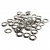 Люверсы, металлические/14мм/никель (упак.1000 шт) - купить в Шадринске. Цена: 1 058.40 руб.