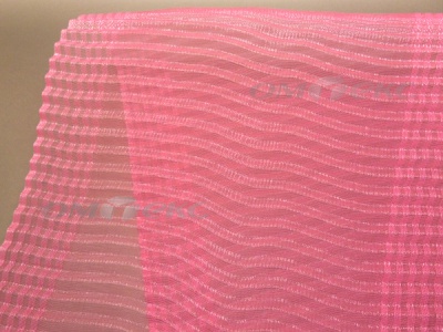 Лента капроновая "Гофре", шир. 110 мм/уп. 50 м, цвет розовый - купить в Шадринске. Цена: 35.60 руб.