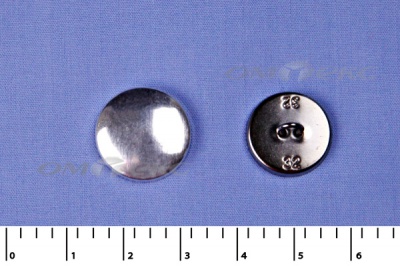 Формы для пуговиц и прочие части пуговиц; заготовки для пуговиц №20 с петлёй сталь (#32) - купить в Шадринске. Цена: 1.79 руб.