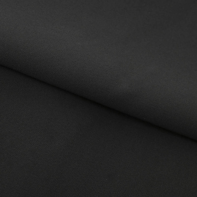Костюмная ткань "Элис", 200 гр/м2, шир.150см, цвет чёрный - купить в Шадринске. Цена 306.20 руб.