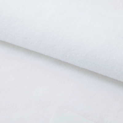 Флис DTY 240 г/м2, White/белый, 150 см (2,77м/кг) - купить в Шадринске. Цена 640.46 руб.
