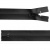 Молния водонепроницаемая PVC Т-7, 20 см, неразъемная, цвет чёрный - купить в Шадринске. Цена: 21.56 руб.