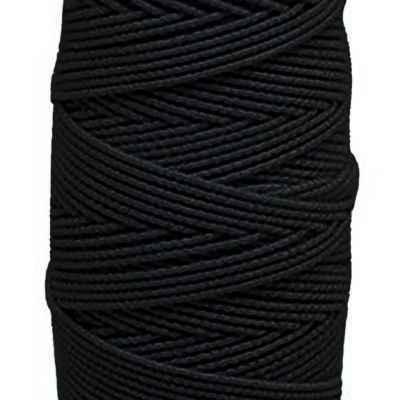 Нитка - резинка Спандекс 25 м (уп-10шт)-чёрные - купить в Шадринске. Цена: 36.02 руб.