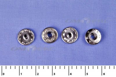 Кнопки металл Ф-12,5 (1440 +/-20 шт) "альфа" никель с рисунком - купить в Шадринске. Цена: 2 853.69 руб.