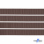 Репсовая лента 005, шир. 6 мм/уп. 50+/-1 м, цвет коричневый - купить в Шадринске. Цена: 88.45 руб.