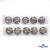 119-01 Кнопки пришивные декоративные металл 21 мм, цв.-никель - купить в Шадринске. Цена: 21.54 руб.