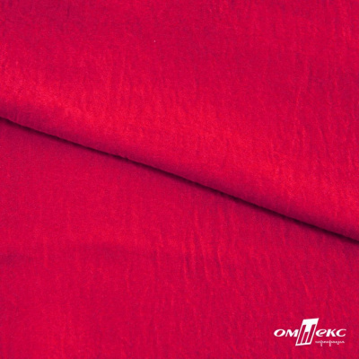 Ткань плательная Муар, 100% полиэстер,165 (+/-5) гр/м2, шир. 150 см, цв. Красный - купить в Шадринске. Цена 215.65 руб.